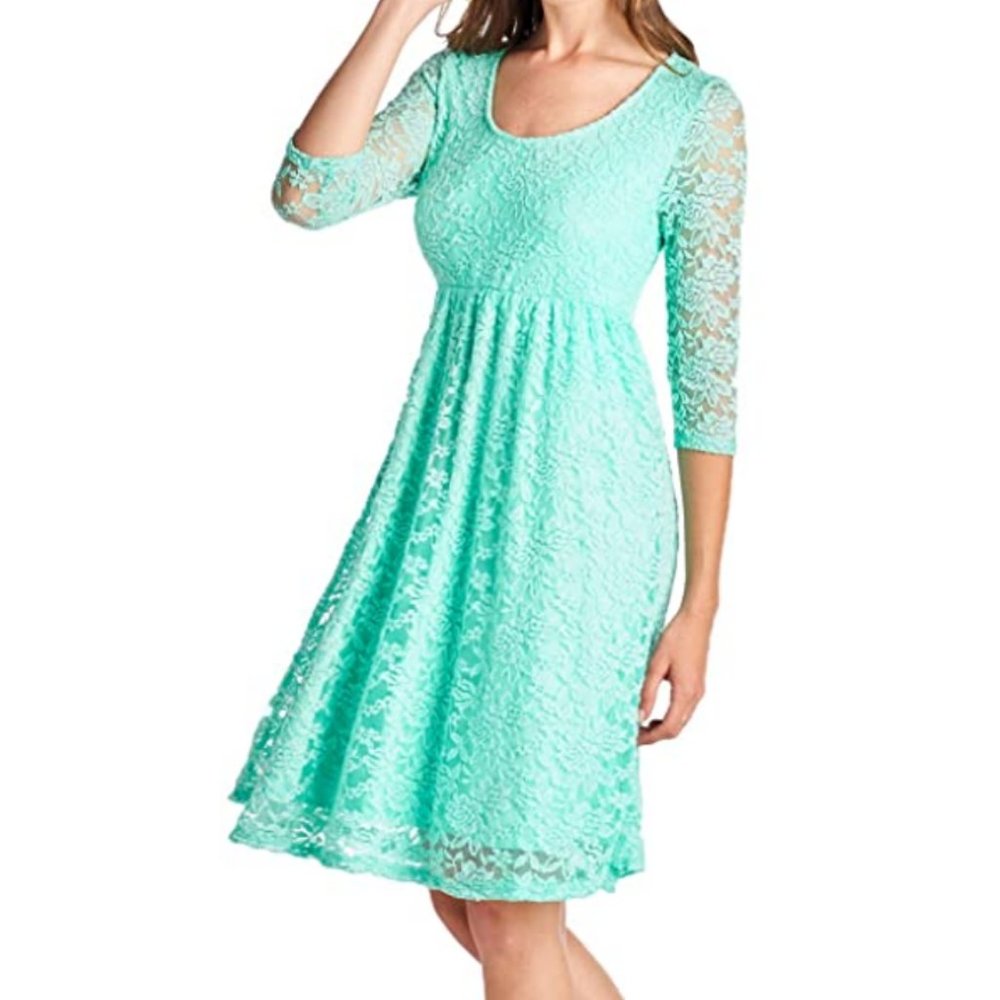NWOT Lace A-line Dress